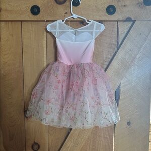 Disney Pink Floral Kids Dress
